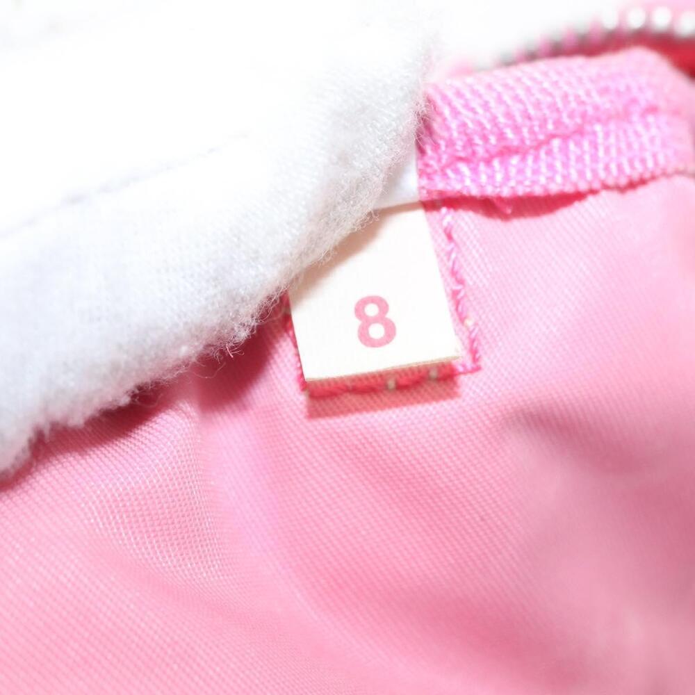 PRADA Hand Bag Nylon Pink Silver Auth 154369 - Picture 12 of 16